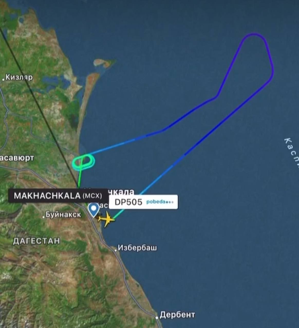 В Дагестане самолет вернулся в аэропорт из-за плохого самочувствия пилота -  МирМол
