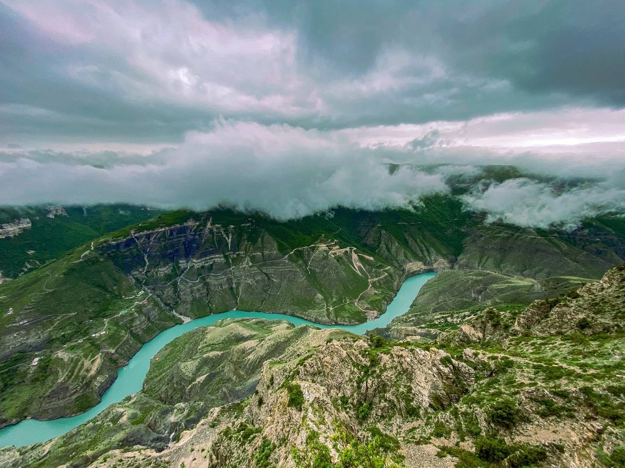 Дагестан Сулакский каньон панорама