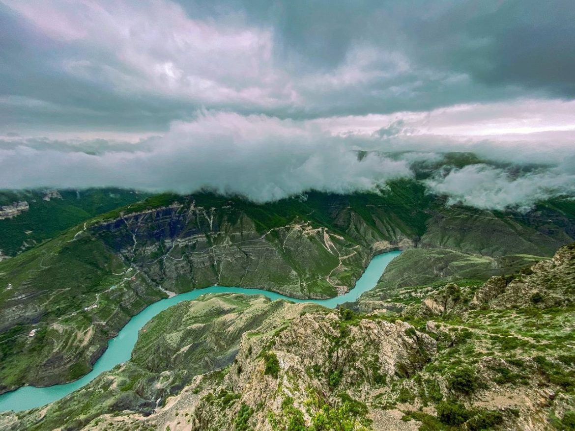 Сулакский каньон Гамсутль