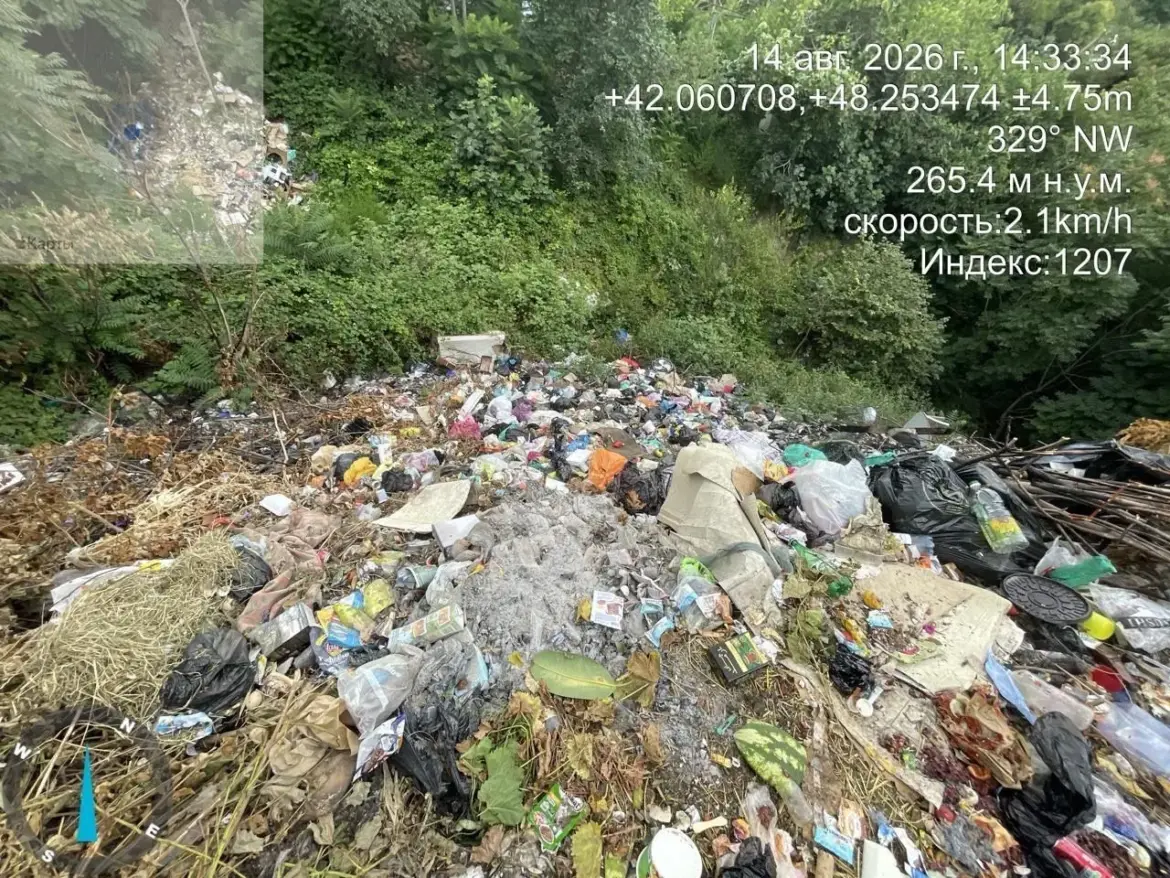 две незаконные свалки выявлены в Дагестане